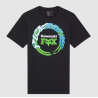 T-shirt Kawasaki Fox Noir