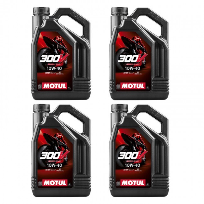 300V 10W40 Factory Line Road Racing - 4L x4