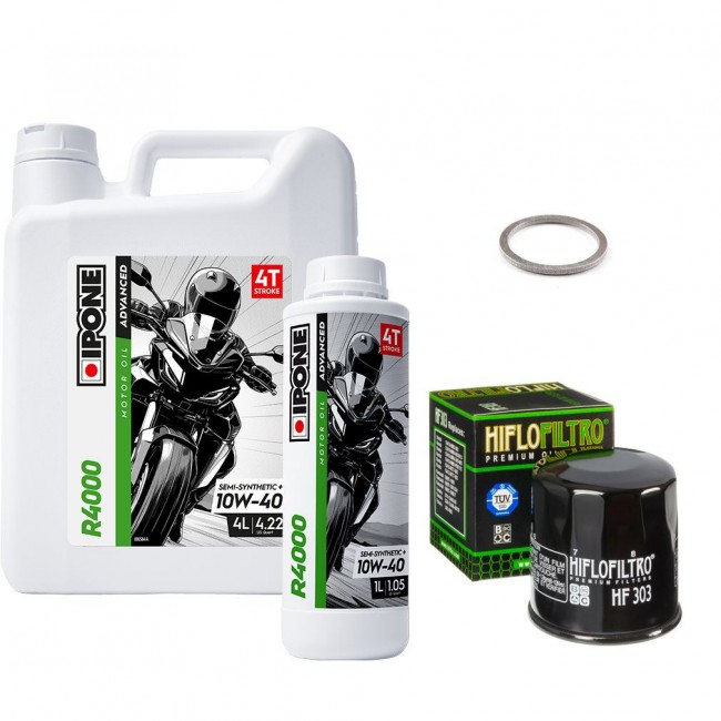 Pack Vidange Kawasaki ZZR1400 - Ipone R4000