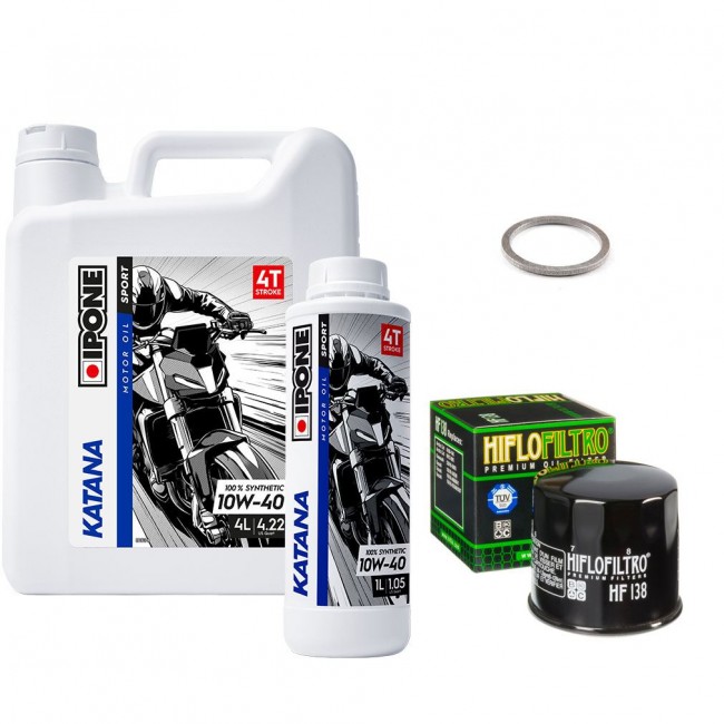 Pack Vidange Suzuki VS 1400 INTRUDER de 1987 à 2003 - Ipone Katana