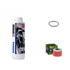 Pack Vidange Kawasaki Z125 - Ipone Katana