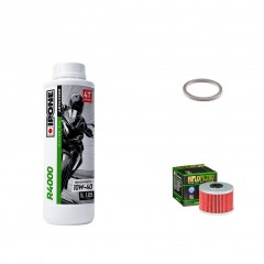 Pack Vidange Kawasaki Z125 - Ipone R4000