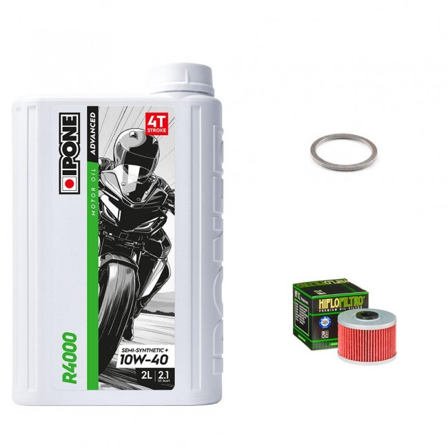 Pack Vidange Kawasaki Eliminator 125 de 1998 à 2009 - Ipone R4000