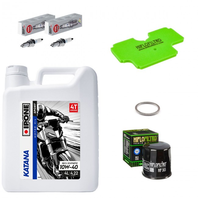 Kit entretien révision Kawasaki ER6N 2007/2008 - Ipone Katana