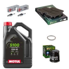Kit entretien révision Kawasaki ER6N 2009 à 2012 - MOTUL 5100