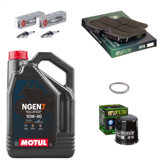 Kit entretien révision Kawasaki ER6N 2009 à 2012 - MOTUL NGEN7