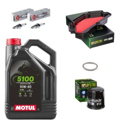Kit entretien révision Kawasaki ER6N 2013 à 2016 - MOTUL 5100