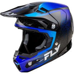 Casque FLY RACING Formula - noir carbone/bleu