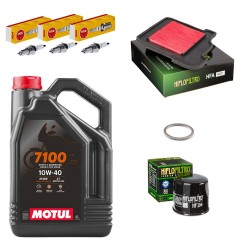 Kit entretien révision Yamaha MT09 2013 à 2020 - Motul 7100