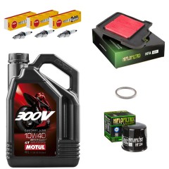 Kit entretien révision Yamaha MT09 2013 à 2020 - Motul 300v