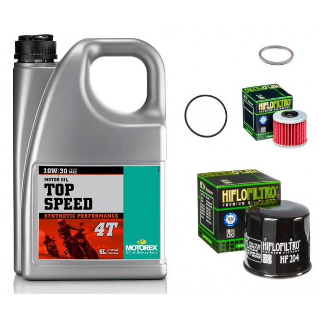Pack Vidange Honda NSS Forza 750 - Motorex Top Speed 10W30