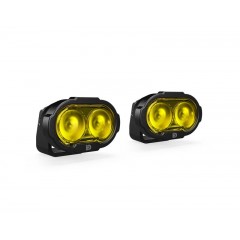 Kit d'éclairage universel DL2 lentille jaune avec câblage