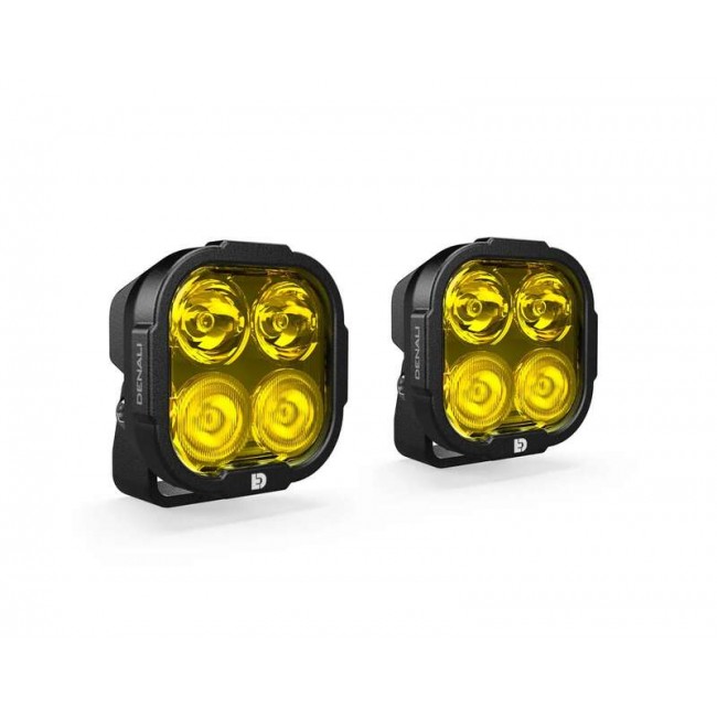 Kit d'éclairage universel DL4 lentille jaune avec câblage