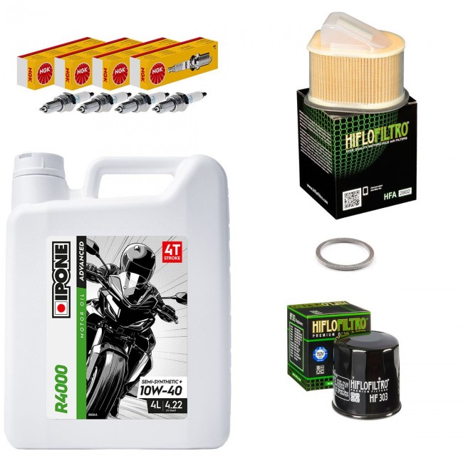 Kit entretien révision Kawasaki Z750 2007 à 2012 - IPONE R4000
