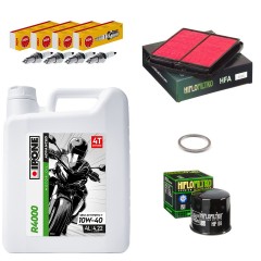 Kit entretien révision Suzuki 600 Bandit 1995 à 1999 - Ipone R4000