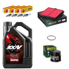 Kit entretien révision Suzuki 600 Bandit 1995 à 1999 - Motul 300V
