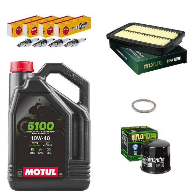 Kit entretien révision Suzuki 600 Bandit 2000 à 2004 - Motul 5100