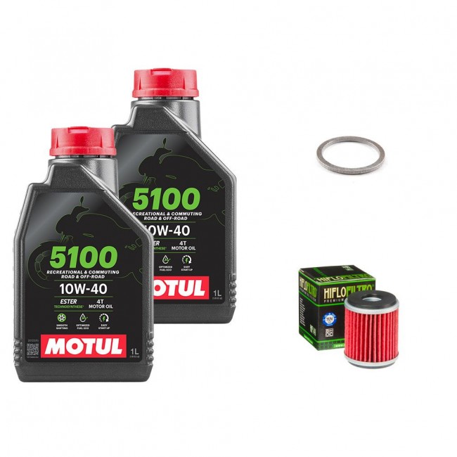 Pack Vidange Yamaha Tricity 300 - Motul 5100