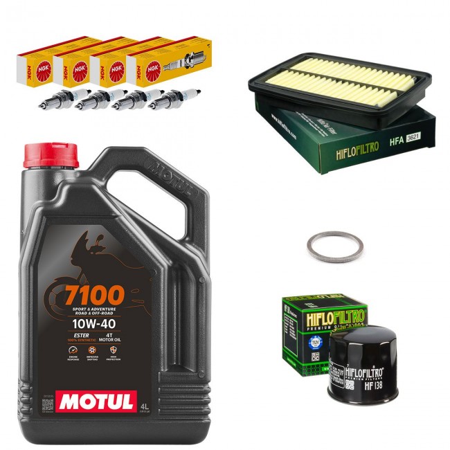 Kit entretien révision Suzuki 600 Bandit 2005 et 2006 - Motul 7100