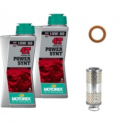 Pack vidange MOTO GUZZI V85 850 TT 2019 à 2024 - MOTOREX Power Synt