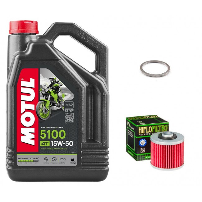 Pack Vidange Aprilia Pegaso 650 de 2005 à 2010 - MOTUL 5100