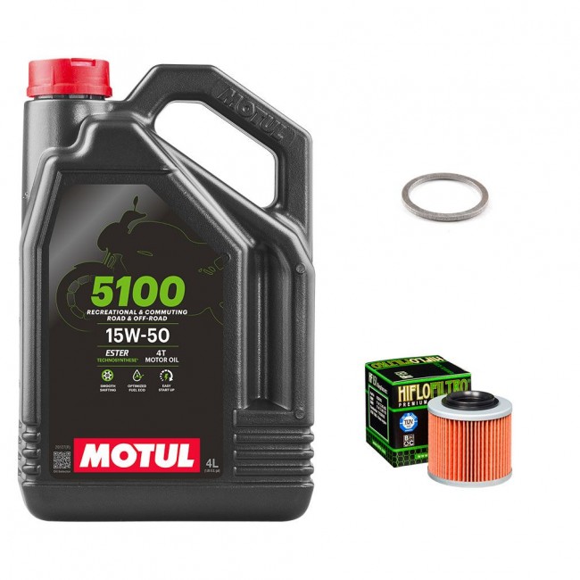 Pack Vidange Aprilia Pegaso 650 de 1990 à 2004 - MOTUL 5100