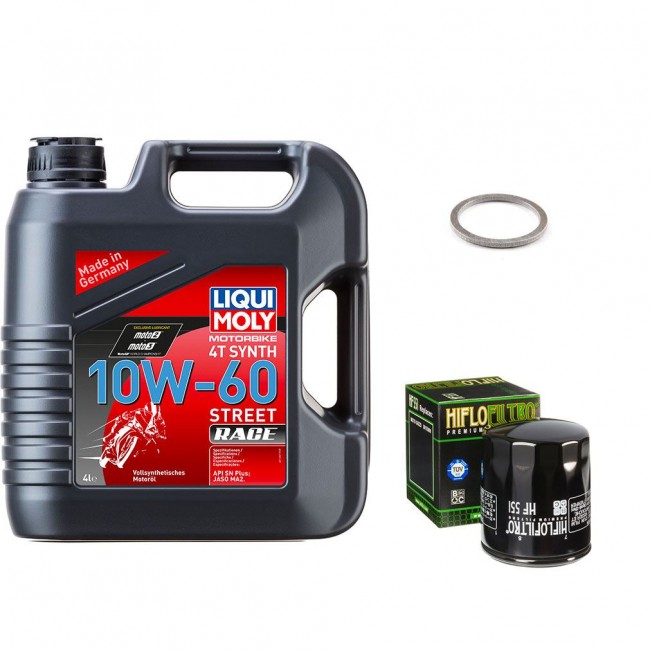 Pack Vidange MOTO GUZZI BELLAGIO 940 - Liqui Moly Race