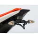 Support de plaque R&G DERBI GPR 125 2009 à 2013 - LP0100BK