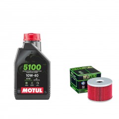 Pack Vidange Benelli TNT 125 2017 à 2020 - Motul 5100