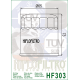Filtre à huile HF303C - HIFLOFILTRO