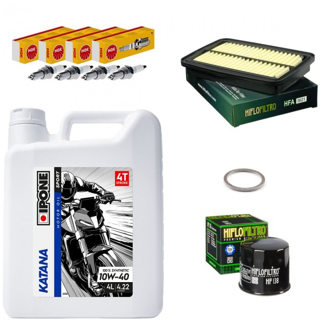 Kit entretien révision Suzuki 650 Bandit 2007 à 2016 - Ipone Katana