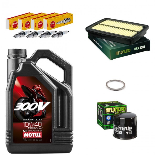 Kit entretien révision Suzuki 650 Bandit 2007 à 2016 - Motul 300V