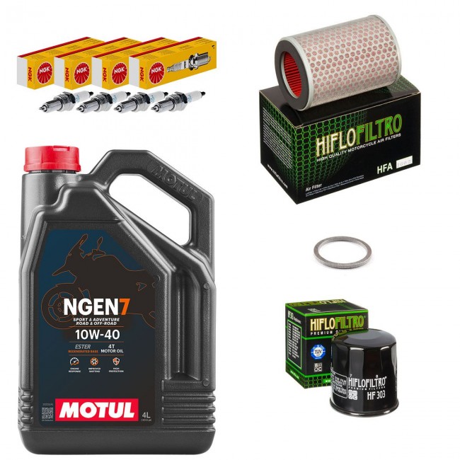Kit entretien révision Honda 600 Hornet 1998 à 2002 - MOTUL NGEN7