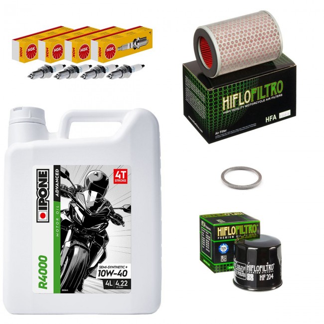 Kit entretien révision Honda 600 Hornet 2003 à 2006 - Ipone R4000