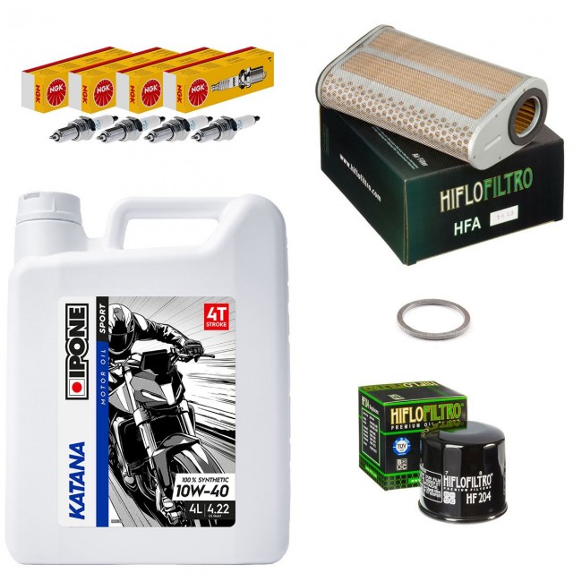 Kit entretien révision Honda 600 Hornet 2007 à 2014 - Ipone Katana