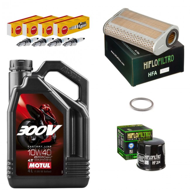 Kit entretien révision Honda 600 Hornet 2007 à 2014 - MOTUL 300V