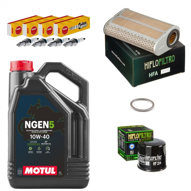 Kit entretien révision Honda 600 Hornet 2007 à 2014 - MOTUL NGEN5