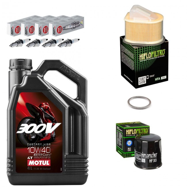 Kit entretien révision Kawasaki Z1000 2007 à 2009 - MOTUL 300V