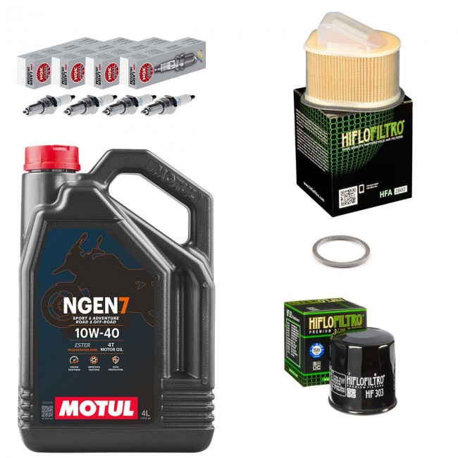 Kit entretien révision Kawasaki Z1000 2007 à 2009 - MOTUL NGEN7
