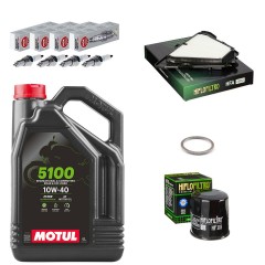 Kit entretien révision Kawasaki Z1000 2010 à 2020 - MOTUL 5100