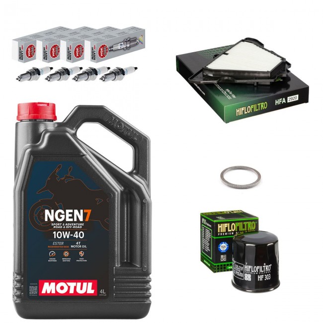 Kit entretien révision Kawasaki Z1000 2010 à 2020 - MOTUL NGEN7