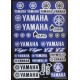 Stickers Yamaha Bleu