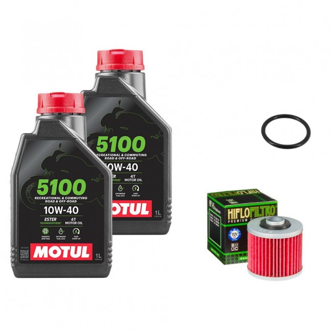 Pack Vidange Yamaha XV125 Virago 1996 à 2001 - MOTUL 5100