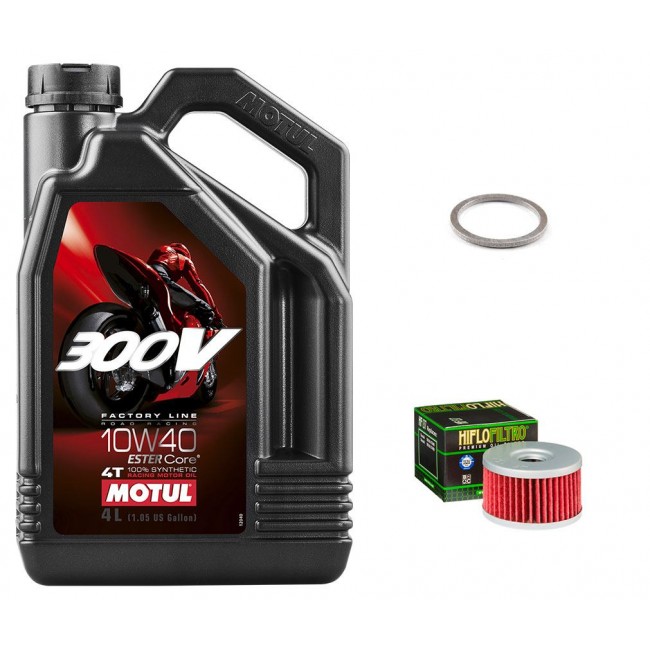 Pack Vidange Suzuki DR650 - Motul 300V