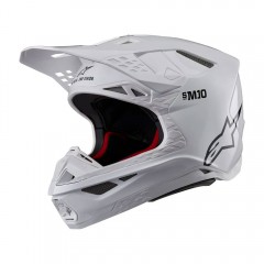 Casque Alpinestars M10 Solid ECE Blanc - XS