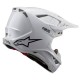 Casque Alpinestars M10 Solid ECE Blanc - M