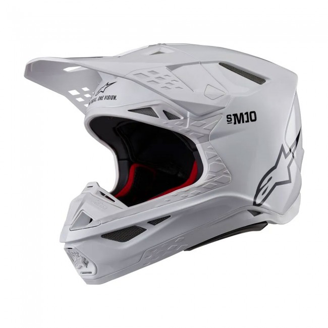Casque Alpinestars M10 Solid ECE Blanc - 2XL