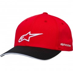 Casquette Alpinestars Rostrum Rouge/Noir - Face