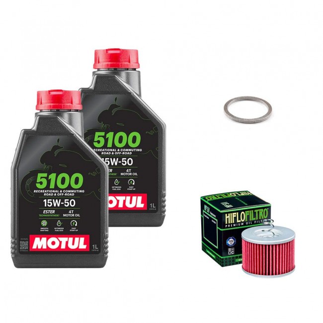 Pack Vidange Royal Enfield 350 Classic - MOTUL 5100 15W50 2L