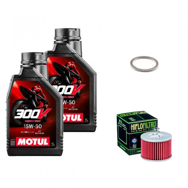Pack Vidange Royal Enfield 350 Classic - MOTUL 300V 15W50 2L